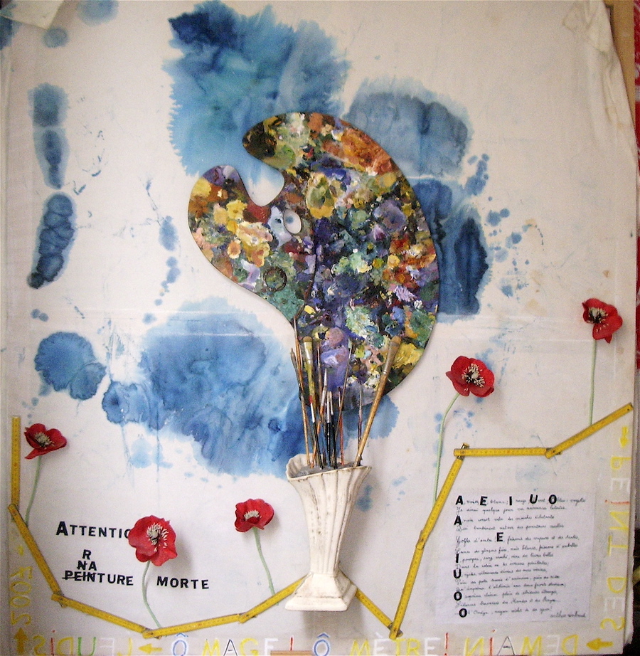 D-Sainderichain-RATURE-MORTE-acrylique-encre-collage-2007-galerieLWS