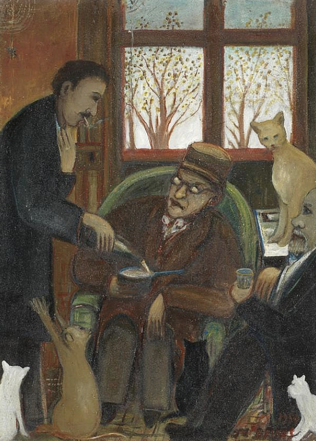 Ferdinand-Desnos-visite-a-leautaud-1953-Exposition1962-galerieLWS