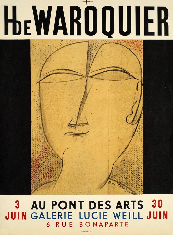 Henry-de-Waroquier-Exposition-1955-galerieLWS