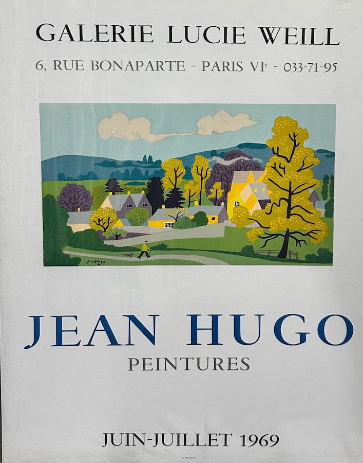 Jean-Hugo-Affiche-Exposition-1969-galerieLWS