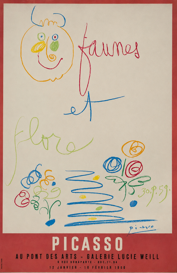 Pablo-Picasso-Faunes-Flore-Antibes-1960-galerieLWS