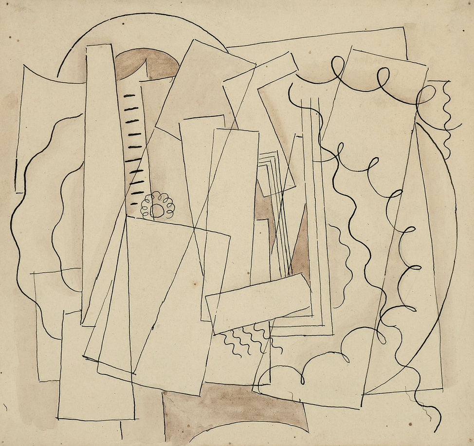 Roger-de-LaFresnay-Composition-1919-Exposition 1988-galerieLWS