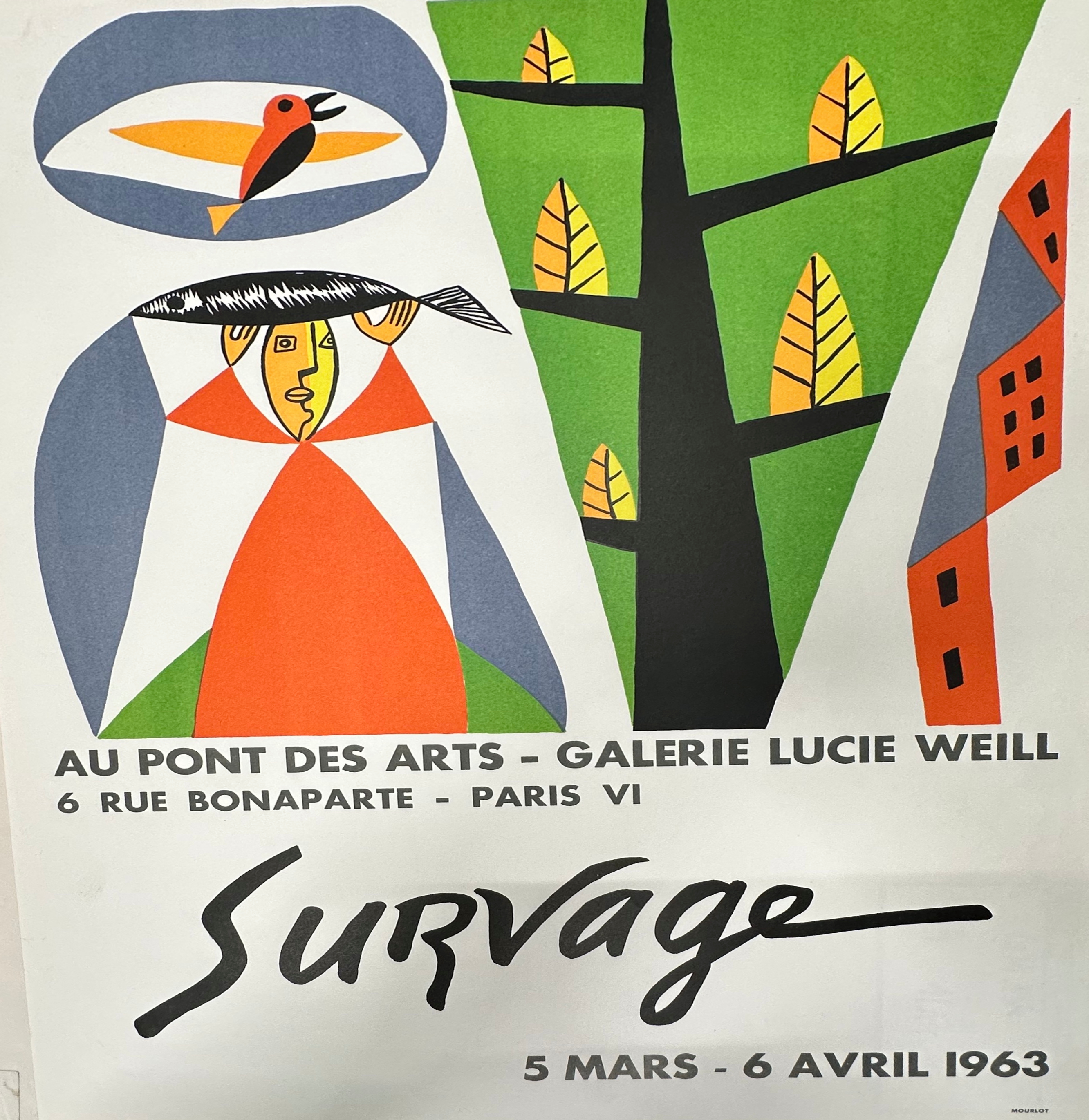 Survage-Affiche-Exposition-1963-galerieLWS