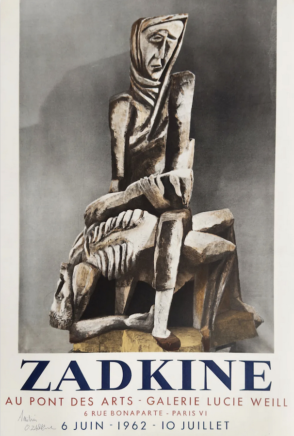 Zadkine-Exposition1962-galerieLWS